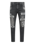 Magiri Nanterre Distressed Ripped Jeans in Grey