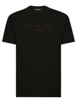 Dolce & Gabbana Black Sicily Logo Printed T-Shirt in Black