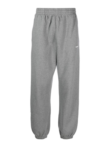 Off-White Wave Outline Diagonal Printed Joggers in Grey