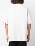 Balenciaga Reverse Logo Print T-Shirt in White