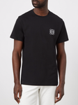 Loewe Anagram Embroidered Logo T-Shirt in Black