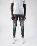 Magiri Douai Ripped Patch Jeans in Grey