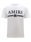 Amiri Black MA Bar Core Logo T-Shirt in White