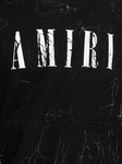 Amiri Cracked Dye Core Logo Hoodie in Black