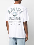 Amiri Global Records Logo Printed T-Shirt in White