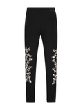 Amiri Checkered Bone Sweatpants in Black