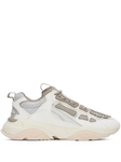 Amiri Bone Runner Trainers in Stone Grey