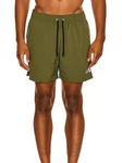 Amiri Core Logo Swimshorts in Military Green