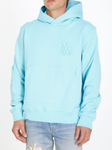 Amiri MA Core Logo Hoodie in Tonal Light Blue