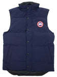 Canada Goose Garson Logo Patch Gilet in Navy Marine