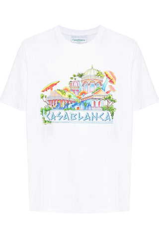 Casablanca The Road To Knowledge T-Shirt in White