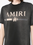 Amiri MA Bar Applique Logo T-Shirt in Black