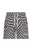 Amiri Wavy MA Logo Swim Shorts in Black