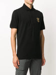 Dolce & Gabbana Men's Embroidery Piquet Polo Black