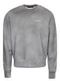 Amiri Aged Puff Logo Sweatshirt in Grey