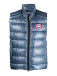 Canada Goose Crofton Logo Patch Vest Gilet in Ozone Blue