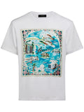 Amiri California Hawaiian T-Shirt in White