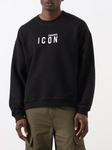 Dsquared2 Icon Small logo Printed Sweatshirt in Black