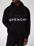 Givenchy Embroidered 4G Star Hoodie in Black