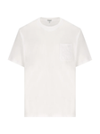 Loewe Logo Embroidered Pocket T-Shirt in White