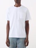 Loewe Anagram Fake Pocket T-Shirt in White