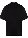 Balenciaga Reversed Logo Print T-Shirt in Black