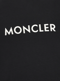 Moncler Rubber Print Logo T-Shirt in Black