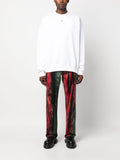 Off-White Off Stamp Logo Printed Sweatshirt in White