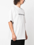 Balenciaga Reverse Logo Print T-Shirt in White