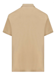 Burberry Branded Eddie Circle Logo Polo Shirt in Beige