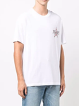 Amiri Paisley Red Star Printed Logo T-Shirt in White