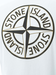 Stone Island Institutional Four Compass Printed T-Shirt in White