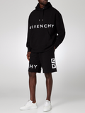 Givenchy Embroidered 4G Star Hoodie in Black