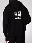 Givenchy Embroidered 4G Star Hoodie in Black