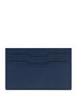 Amiri Large Logo Leather Card Holder in Navy