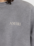 Amiri Aged Puff Logo Sweatshirt in Grey